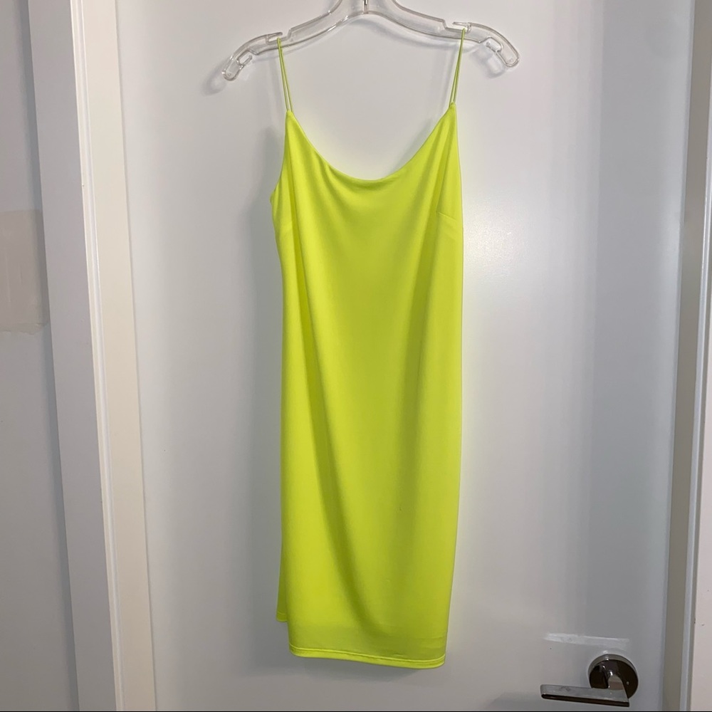 Revamped Neon Mini Dress